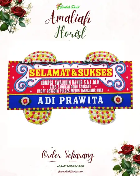 Papan Bunga Ucapan Selamat Pamutuh
